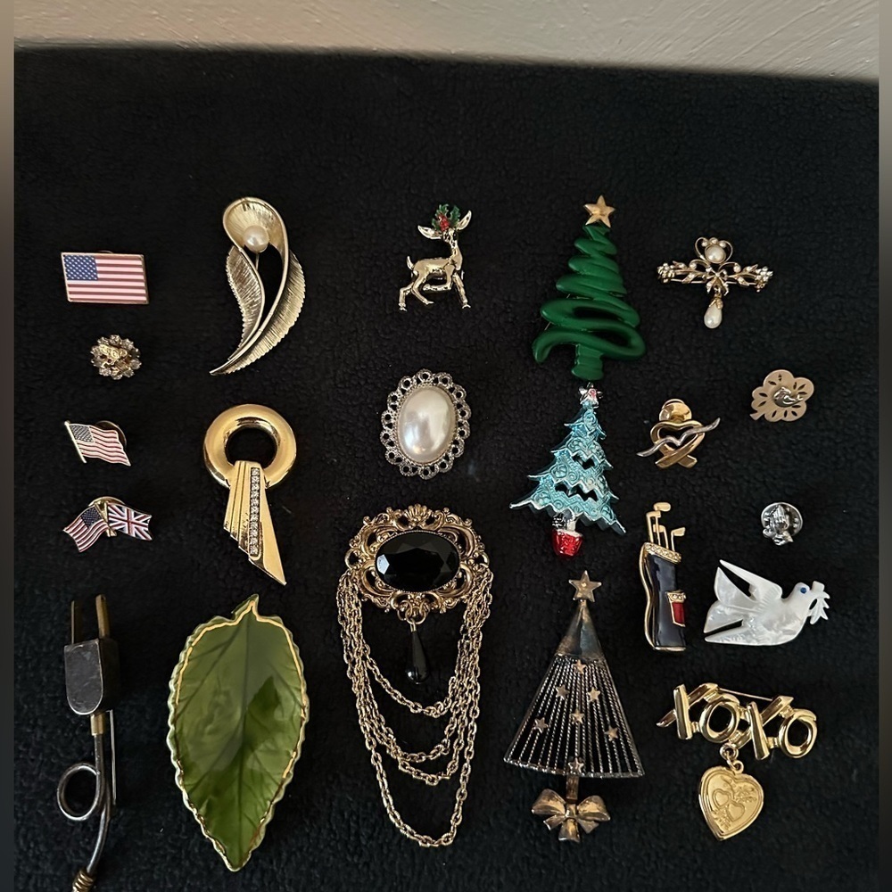 Vintage Lapel Pin Collection